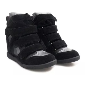 Wedge Sneakers R9686 Sort 2