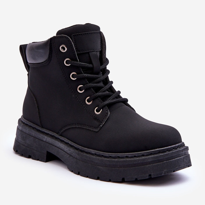 Dame Trapper Boots Warm Black Corbin sort 1