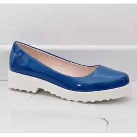 Blå, slip on kilesko BJ6223-5 1