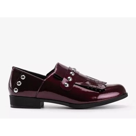 Cassidy maroon slip-on sko til kvinder rød 1