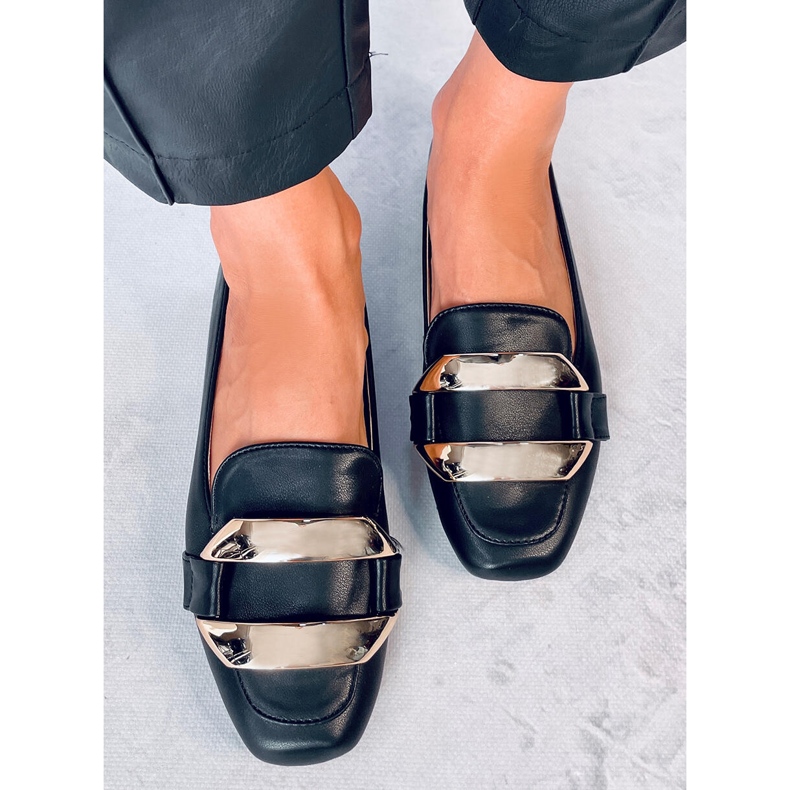 Hedd Black dame loafers sort 1