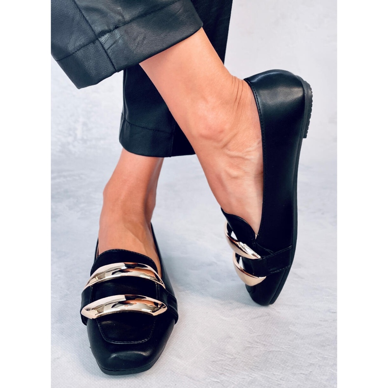 Hedd Black dame loafers sort 2