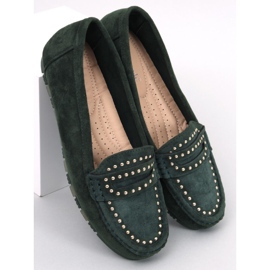 Deys Green dame loafers grøn 1