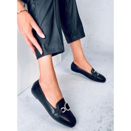 Serena Black dame loafers sort 1