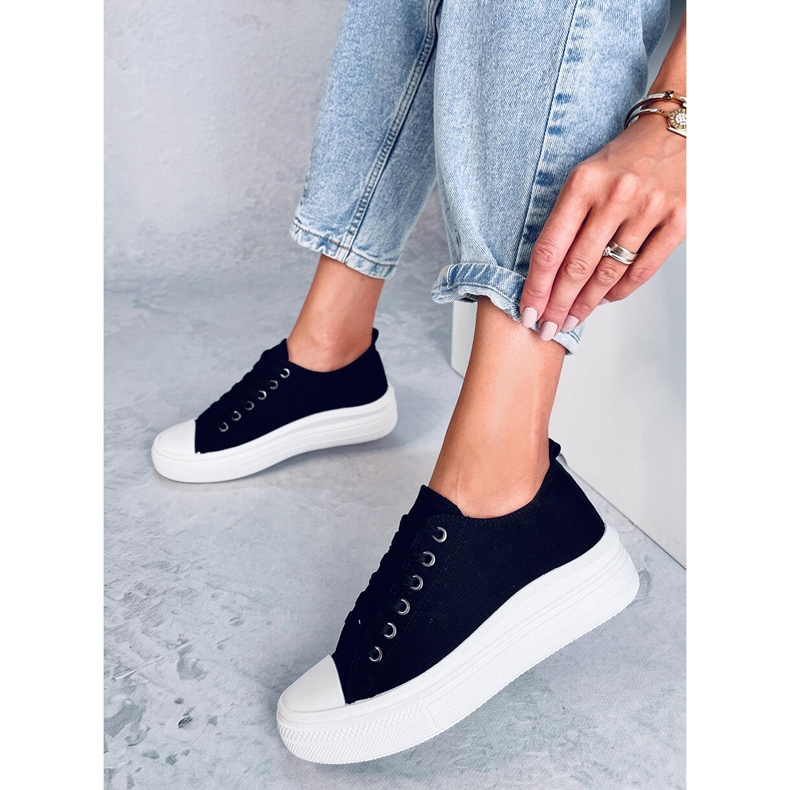Ebbe Black damesneakers sort 1