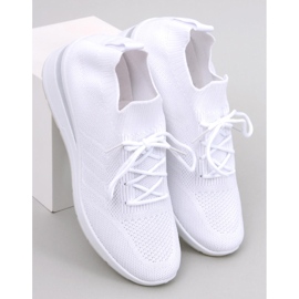 Leakes Hvide wedge sneakers 1