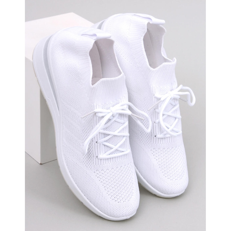 Leakes Hvide wedge sneakers 1