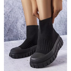 Sorte strømpesneakers fra Searlait 2