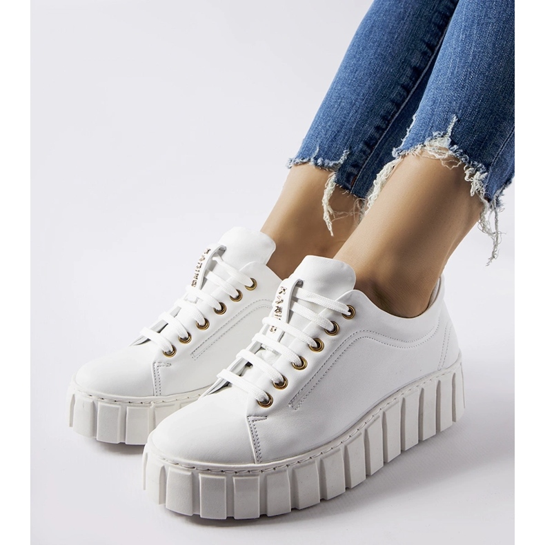 Sports sneakers hvid 1