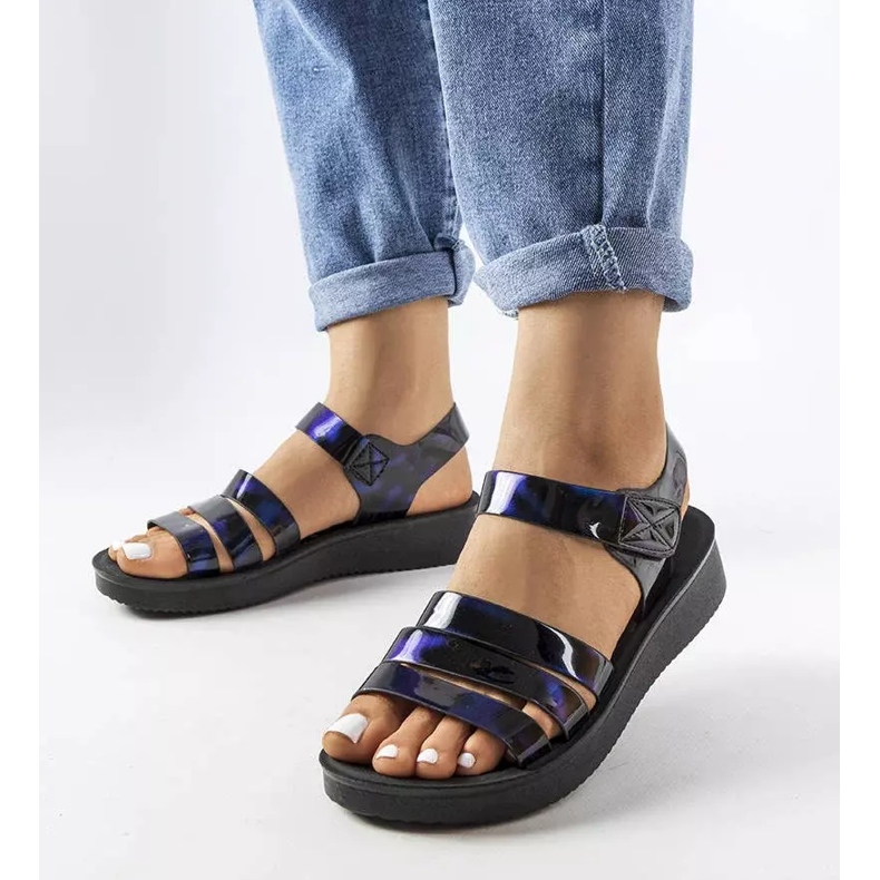 Sandaler QT2311-6 Navytpu sort 1