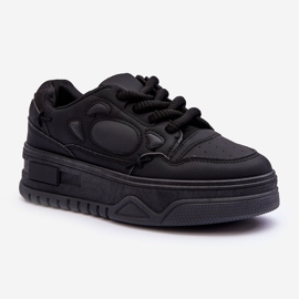 PG1 Platform sneakers til kvinder Sort Finos 1