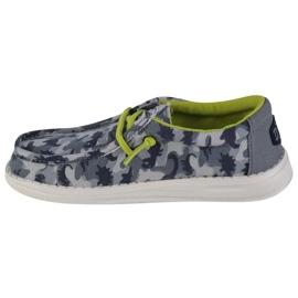 Sko Hey Dude Wally Youth Camodino Jr 40043-425 grå 1