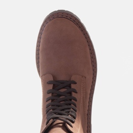 Marco Shoes Marco læderstøvler brun 4