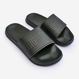 Letvægts flip-flops i skum til mænd Big Star MM174324 Mørkegrøn 1