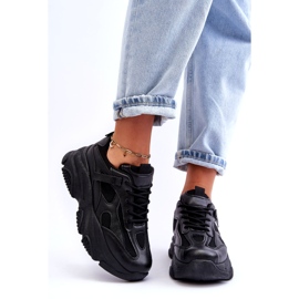 PA1 Chunky Platform Sneakers til kvinder Sort Agnenia 1