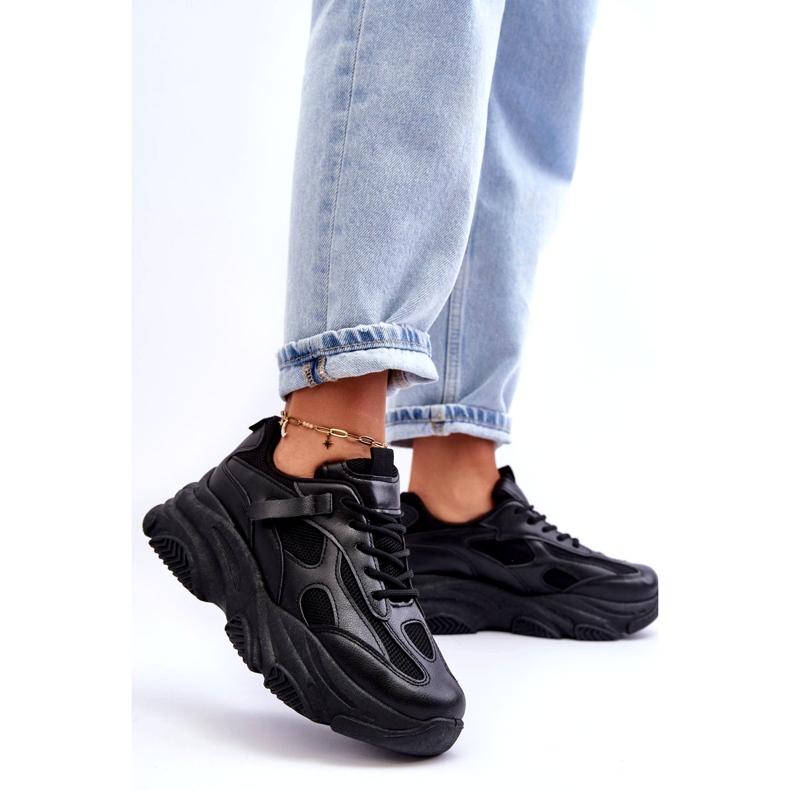 PA1 Chunky Platform Sneakers til kvinder Sort Agnenia 2
