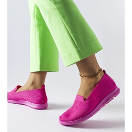 Inna Aoife sneakers i pink stof lyserød 1