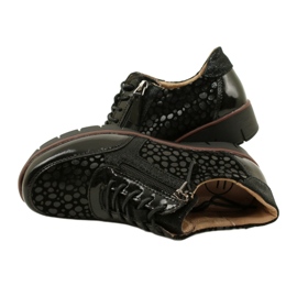 Filippo DP4912/23 BK lædersneakers, sorte 4
