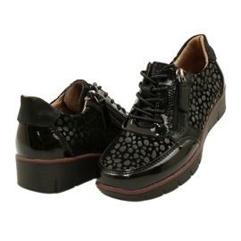 Filippo DP4912/23 BK lædersneakers, sorte 3
