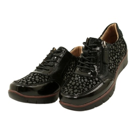 Filippo DP4912/23 BK lædersneakers, sorte 2