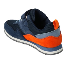 Befado børnesko med velcro, marineblå 3