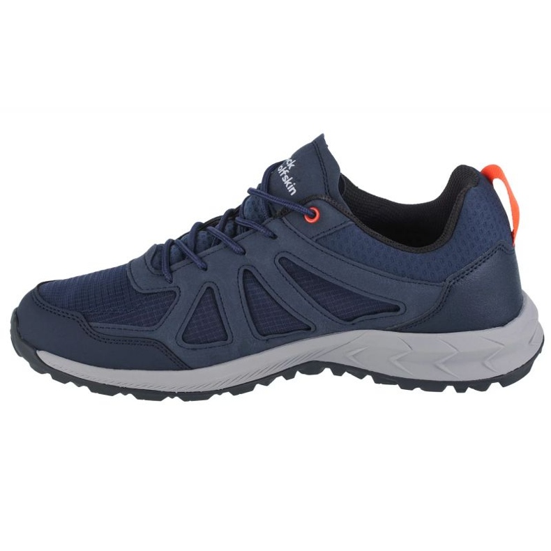 Jack Wolfskin Woodland 2 Texapore Low M sko 4051271-1178 blå 1