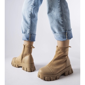 Beige øko ruskindsarbejdere med Milo slidbane 1