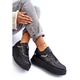 Damesportssko Sneakers Big Star MM274232 Sort 2