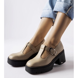 Inna Beige Karino sko 1