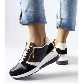 Sorte Ashland wedge sneakers 1