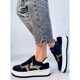 Boyd Black platform sneakers sort 2
