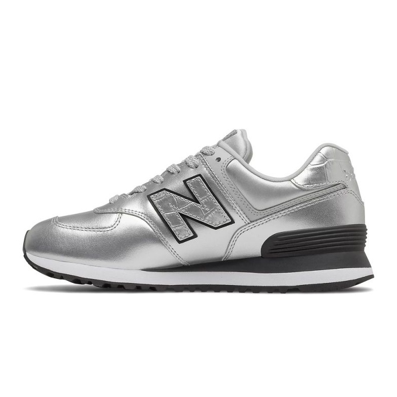 New Balance W WL574PN2 sko sølv 1