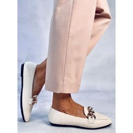 Dame loafers Bianca Beige 2
