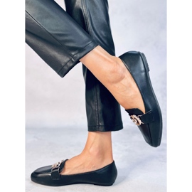 Elisa Black dame loafers sort 2