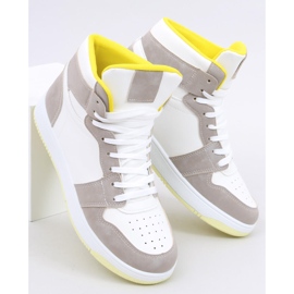 Dorcas Khaki high-top sneakers hvid 5