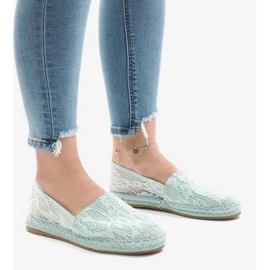 Grøn åbent espadrilles AF41 1