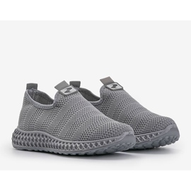 Katy grå slip-on sportssko 2