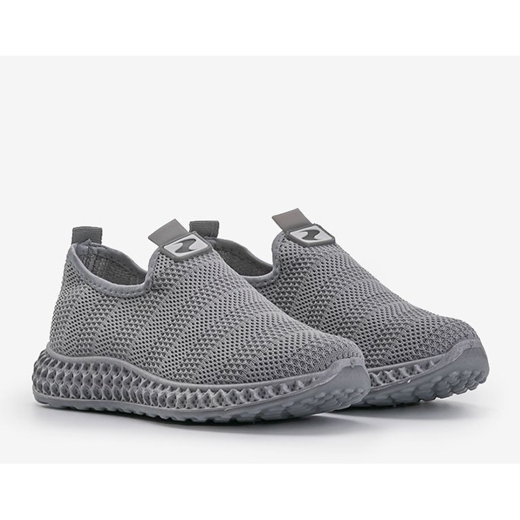 Katy grå slip-on sportssko 2
