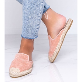 Lyserøde flip-flops med en lukket front af Kinshasa 1