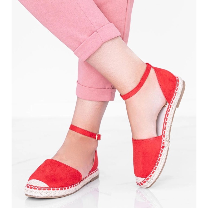 Chloe Star røde espadrillessandaler 1