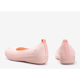 Lyserøde kvinders sneakers Bins 1