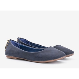 Navy Sixth Avenue ballerinaer sort 1