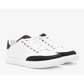 Brighton sorte og hvide sneakers 1
