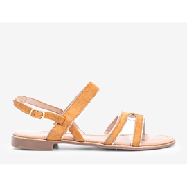 Rosina beige sandaler til kvinder gul 1