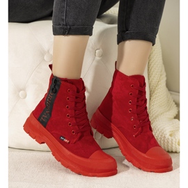 Røde damestøvler Goris 1