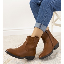 Belda brune cowboystøvler 1