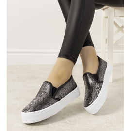 BM Grå Slip On Irving sneakers sort 1