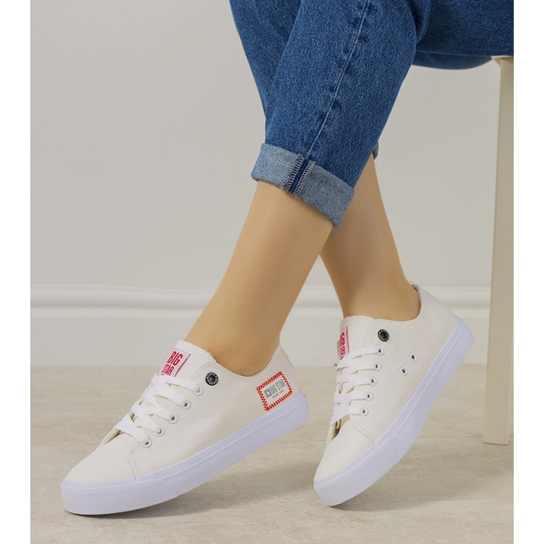 White Big Star damesneakers HH274131 hvid 1