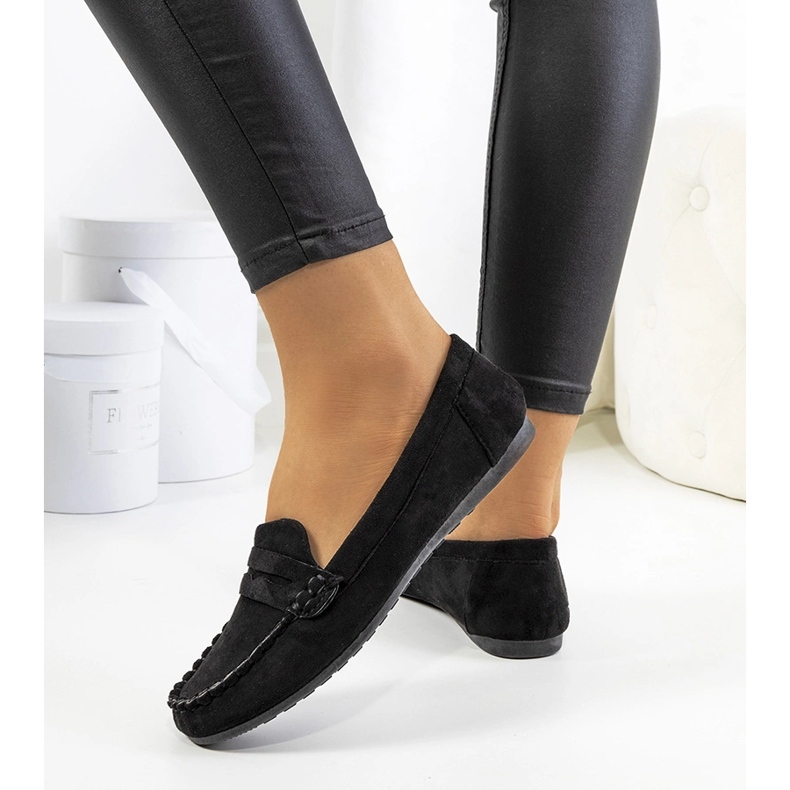 Sorte Nieves loafers til kvinder 1