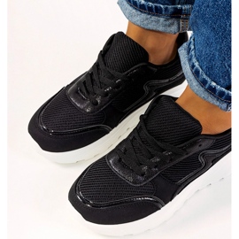 Sorte Basemat damesneakers 1